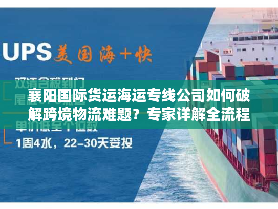 襄阳国际货运海运专线公司如何破解跨境物流难题？专家详解全流程方案