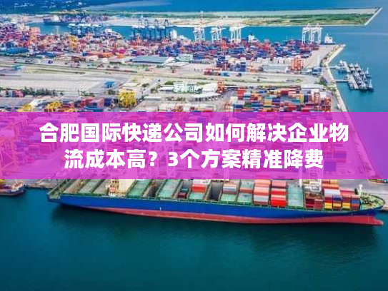 合肥国际快递公司如何解决企业物流成本高？3个方案精准降费
