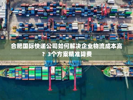 合肥国际快递公司如何解决企业物流成本高？3个方案精准降费