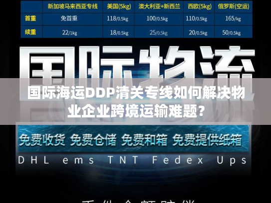 国际海运DDP清关专线如何解决物业企业跨境运输难题？