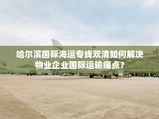 哈尔滨国际海运专线双清如何解决物业企业国际运输痛点？