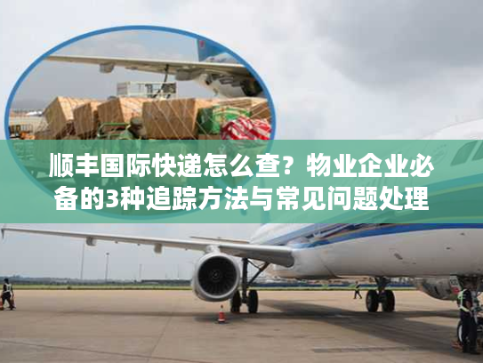 顺丰国际快递怎么查？物业企业必备的3种追踪方法与常见问题处理