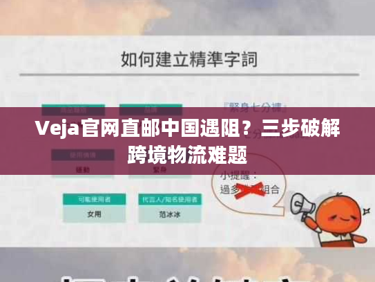 Veja官网直邮中国遇阻？三步破解跨境物流难题