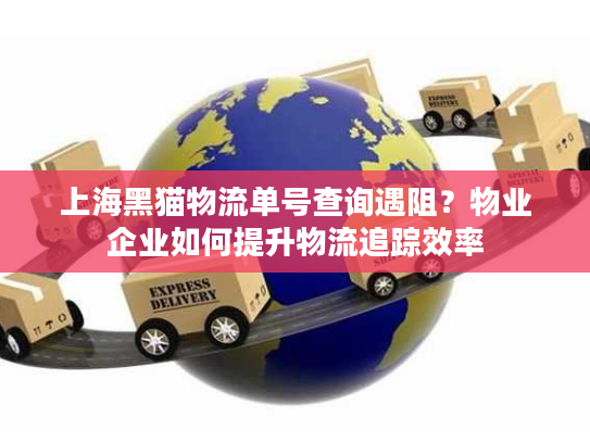 上海黑猫物流单号查询遇阻？物业企业如何提升物流追踪效率