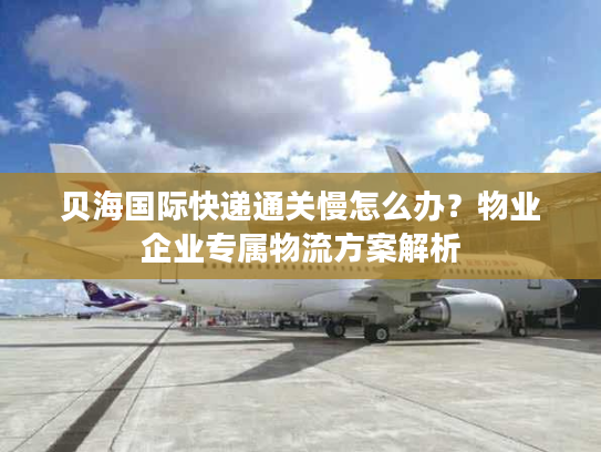 贝海国际快递通关慢怎么办？物业企业专属物流方案解析