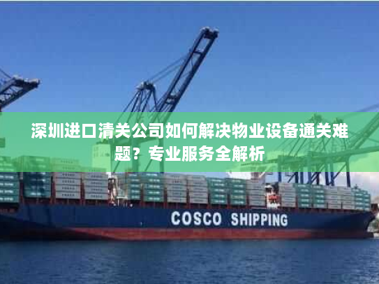 深圳进口清关公司如何解决物业设备通关难题？专业服务全解析
