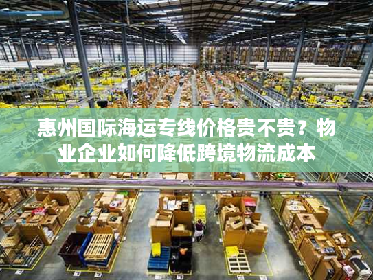 惠州国际海运专线价格贵不贵？物业企业如何降低跨境物流成本