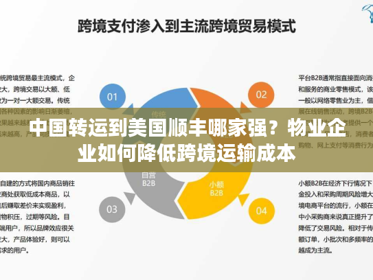 中国转运到美国顺丰哪家强？物业企业如何降低跨境运输成本