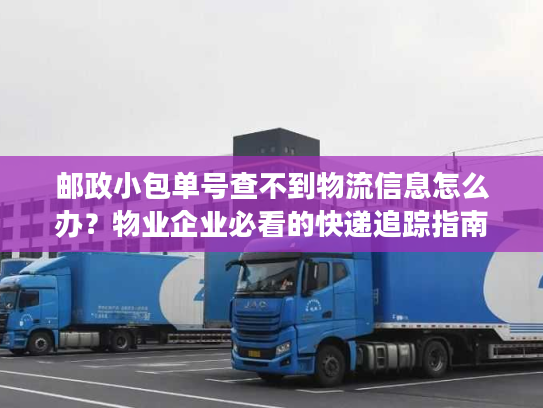 邮政小包单号查不到物流信息怎么办？物业企业必看的快递追踪指南