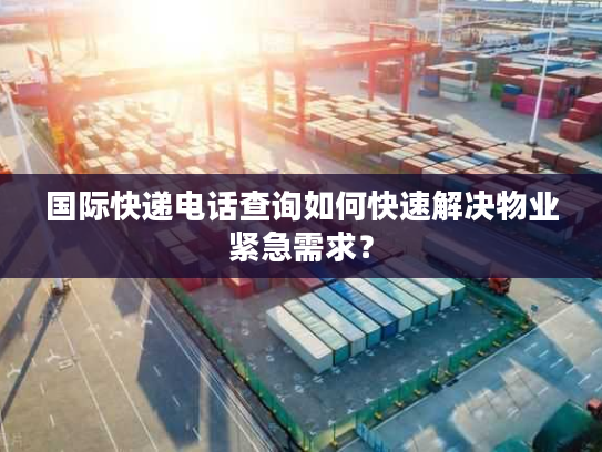 国际快递电话查询如何快速解决物业紧急需求？