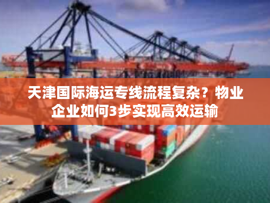 天津国际海运专线流程复杂？物业企业如何3步实现高效运输