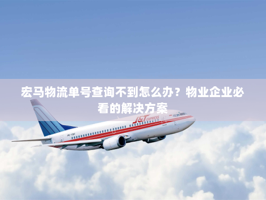 宏马物流单号查询不到怎么办?物业企业必看的解决方案 宏马物流单号查询不到怎么办?物业企业必看的解决方案