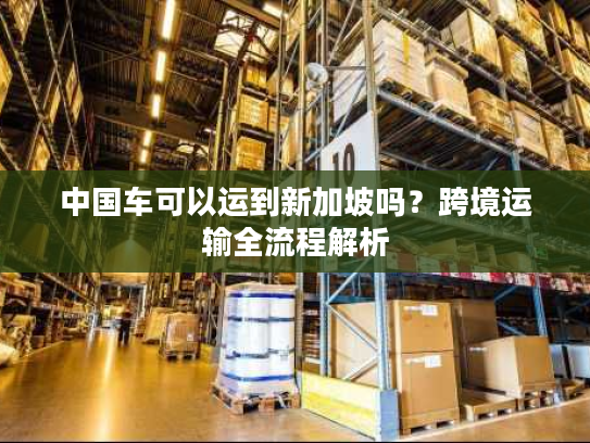 中国车可以运到新加坡吗？跨境运输全流程解析