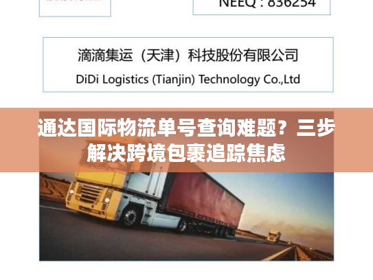 通达国际物流单号查询难题？三步解决跨境包裹追踪焦虑