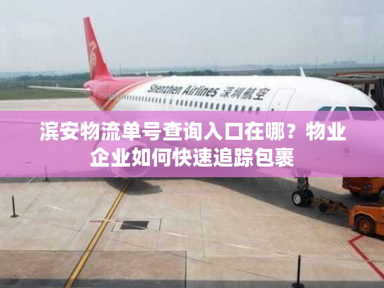 滨安物流单号查询入口在哪？物业企业如何快速追踪包裹