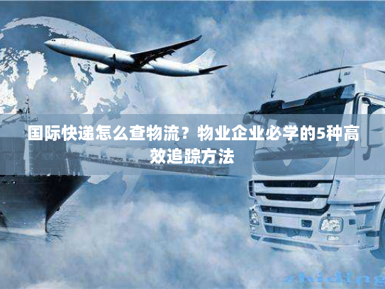 国际快递怎么查物流?物业企业必学的5种高效追踪方法 国际快递怎么查物流?物业企业必学的5种高效追踪方法