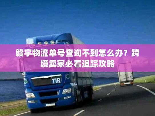 赣宇物流单号查询不到怎么办？跨境卖家必看追踪攻略