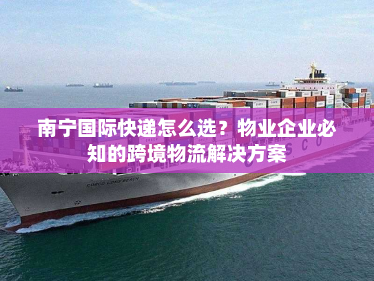 南宁国际快递怎么选？物业企业必知的跨境物流解决方案