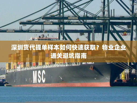 深圳货代提单样本如何快速获取？物业企业通关避坑指南