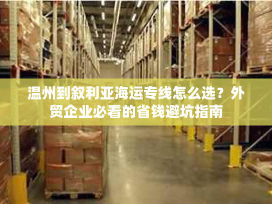 温州到叙利亚海运专线怎么选？外贸企业必看的省钱避坑指南