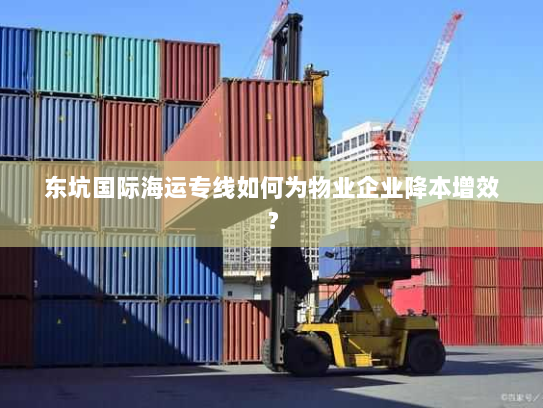 东坑国际海运专线如何为物业企业降本增效？