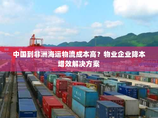 中国到非洲海运物流成本高?物业企业降本增效解决方案 中国到非洲海运物流成本高?物业企业降本增效解决方案