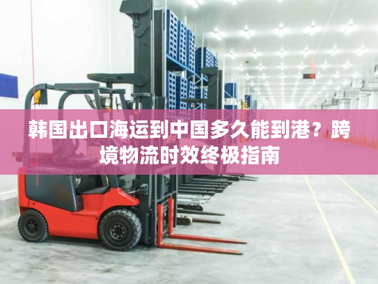 韩国出口海运到中国多久能到港？跨境物流时效终极指南