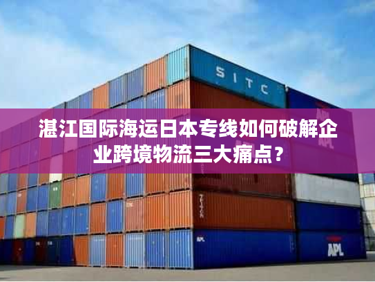 湛江国际海运日本专线如何破解企业跨境物流三大痛点？
