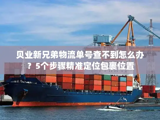 贝业新兄弟物流单号查不到怎么办？5个步骤精准定位包裹位置