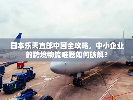 日本乐天直邮中国全攻略，中小企业的跨境物流难题如何破解？