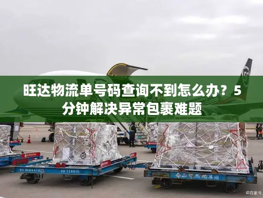 旺达物流单号码查询不到怎么办？5分钟解决异常包裹难题