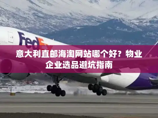 意大利直邮海淘网站哪个好？物业企业选品避坑指南