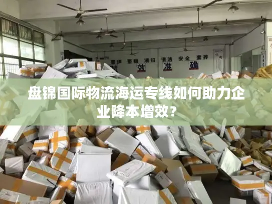 盘锦国际物流海运专线如何助力企业降本增效？