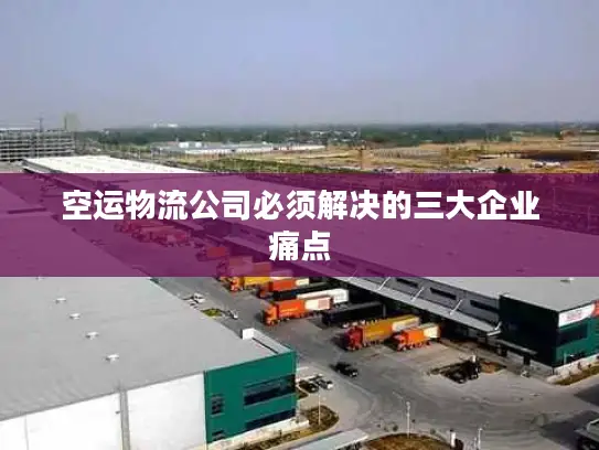 空运物流公司必须解决的三大企业痛点