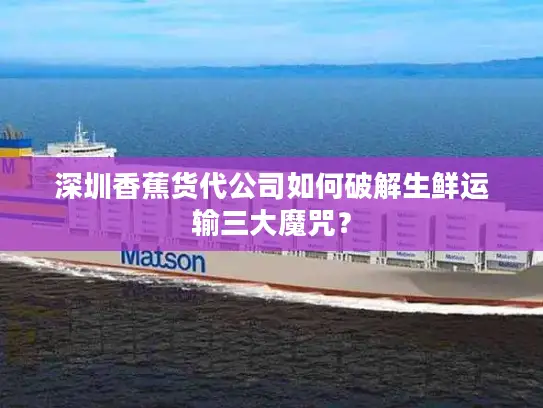 深圳香蕉货代公司如何破解生鲜运输三大魔咒？