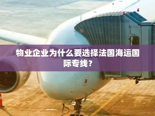 物业企业为什么要选择法国海运国际专线？
