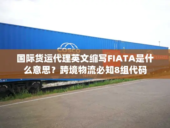 国际货运代理英文缩写FIATA是什么意思？跨境物流必知8组代码