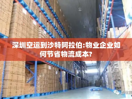 深圳空运到沙特阿拉伯:物业企业如何节省物流成本?
