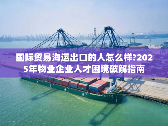 国际贸易海运出口的人怎么样?2025年物业企业人才困境破解指南