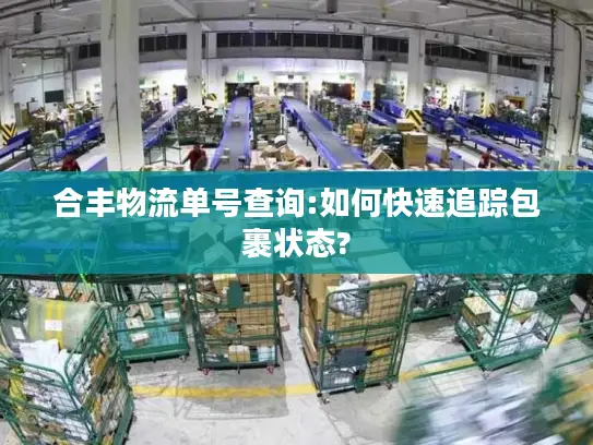 合丰物流单号查询:如何快速追踪包裹状态?