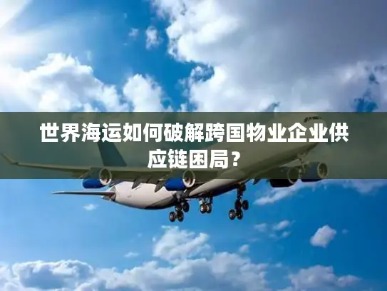 世界海运如何破解跨国物业企业供应链困局？