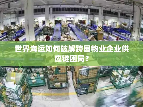 世界海运如何破解跨国物业企业供应链困局？