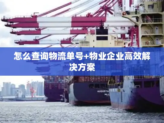 怎么查询物流单号+物业企业高效解决方案