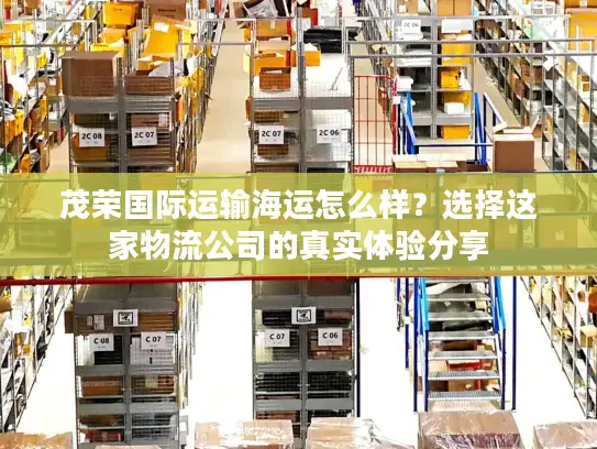 茂荣国际运输海运怎么样？选择这家物流公司的真实体验分享