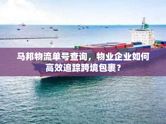 马邦物流单号查询，物业企业如何高效追踪跨境包裹？