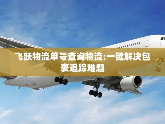飞跃物流单号查询物流:一键解决包裹追踪难题