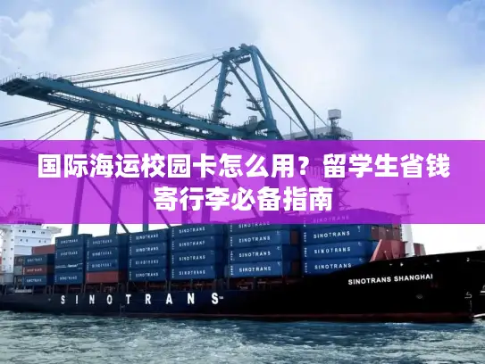 国际海运校园卡怎么用？留学生省钱寄行李必备指南