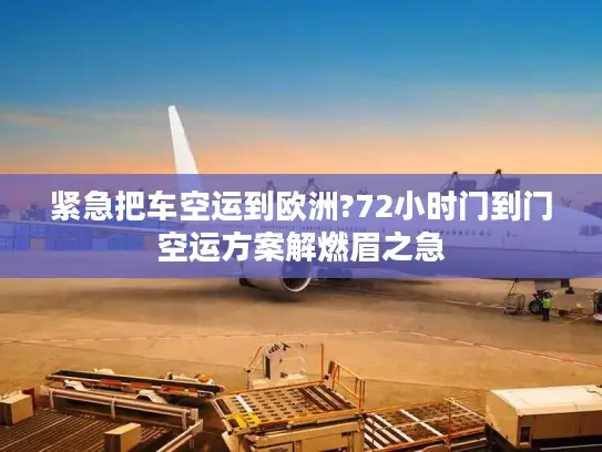 紧急把车空运到欧洲?72小时门到门空运方案解燃眉之急