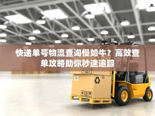 快递单号物流查询慢如牛？高效查单攻略助你秒速追踪