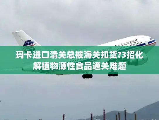 玛卡进口清关总被海关扣货?3招化解植物源性食品通关难题
